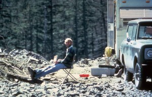 The last photo taken of David Johnston at Coldwater II taken by colleague Harry Glicken